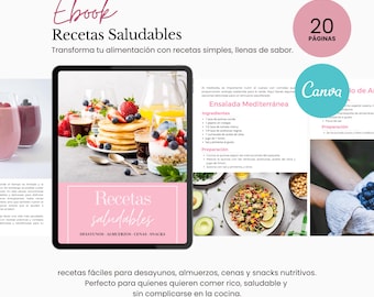 Healthy Recipe Ebook: Easy Meals, Conscious Eating (Printable PDF)