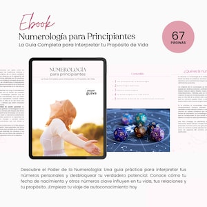 Guía completa de Numerologia para principiantes, en español, aprende a calcular tu destino de vida, guía con derechos de reventa, MRR, PLR