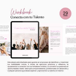 Guía Conecta con tu Pasión - Plantillas con Derechos de Reventa - MRR & DPP en Español - Modifiable CANVA