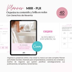 Social Media Planner: Content Calendar, Marketing Strategy (PDF)