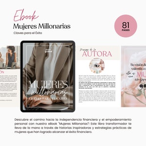 Mujeres Millonarias, Claves para el Éxito, en espagnol, DPP, MRR, Autoayuda, Bienestar, Coaching, Salud Emocional, Terapia, Producto Digital