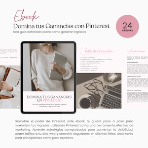 Guía de Pinterest con Derechos de Reventa Maestra, Marketing en Pinterest, Guía de Marketing, Cómo Vender en Etsy, Productos Digitales PLR