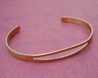 Brass Adjustable Bracelet Cuff 1PC