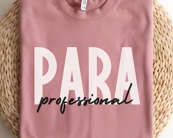 Para Professional Shirt Design: Cricut Silhouette PNG File (Digital Download)