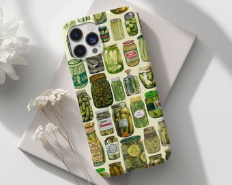 Obudowa na telefon Pickle Collage: oryginalny zielony design