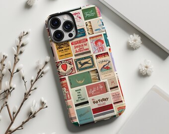 Matches Collage Phone Case: Trendy Protective Cover