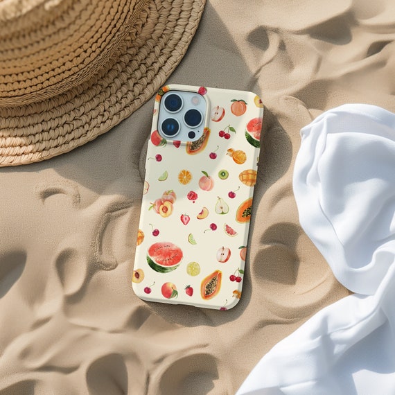 Watercolor Fruit Phone Case: Summer Design, Tough Protection