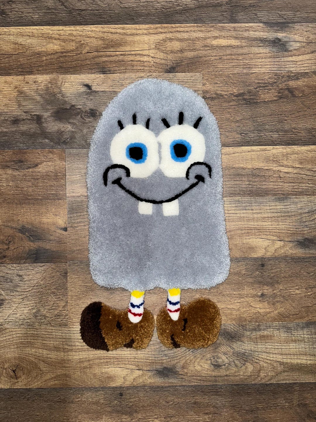 Spongebob Window Rug Spooky Spongebob Custom Rug - Etsy
