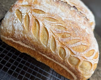 Sourdough sandwich loaves 2 pack | 600g prebaked