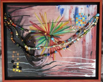 Original Framed Mixed Media Called It Can Be Better