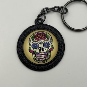 Sugar Skull Keychain
