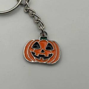 Cute Jack O Lantern Pumpkin Keychain