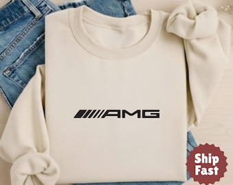 Sudadera con capucha y camiseta AMG / Ropa de alto rendimiento Mercedes AMG / Camiseta con gráficos de autos de lujo / Ropa de calle AMG Racing / Regalo para amantes de los autos
