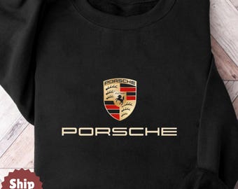 Sudadera con capucha Porsche / Ropa deportiva para hombre y mujer / Ropa de calle de lujo para amantes de los coches / Regalo estilo carreras