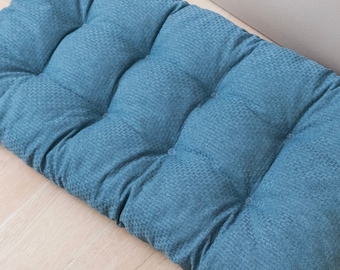 Custom Tufted Cushion, Indoor Bench Cushion, Custom Size Window Seat Cushion | Custom French Cushion | Custom Tufted Cushion | Sofa Cushion