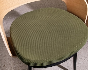 Custom Cushions Special Shape Cushions Custom Chair Cushions Stool Pad with Zipper Trapezoid Cushion for Bistro Chair for Multicolor Cushion
