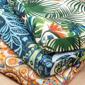 Outdoor Bench Cushion Custom Waterproof Cushion Patio Cushion for Garden Seat Outdoor Lounge Cushion Set with Zipper Cushion Outdoor image 1