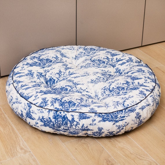 Custom Tufted Cushion Custom Size 4'' Thick Round Floor Cushion for Meditation Cushion Tufted Window Seat for Housewarming Gifts