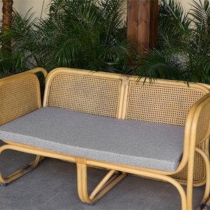 Custom Size Cushion Bench Cushion for Indoor Window Seat Cushion with Zippered Cover Chair Cushion with Foam Reading Nook Cushion for Home