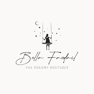 BELLA FAODAIL / 26 / Design del logo minimalista ed eclettico (boutique, accessori, ragazza, sognante, stelle, oscillante, luna, logo tra le stelle)