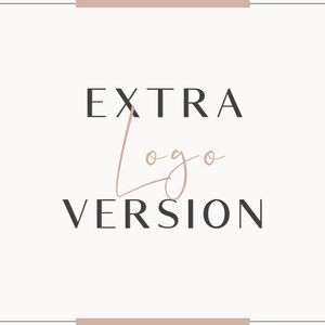 Versión de logotipo adicional en diseños prediseñados