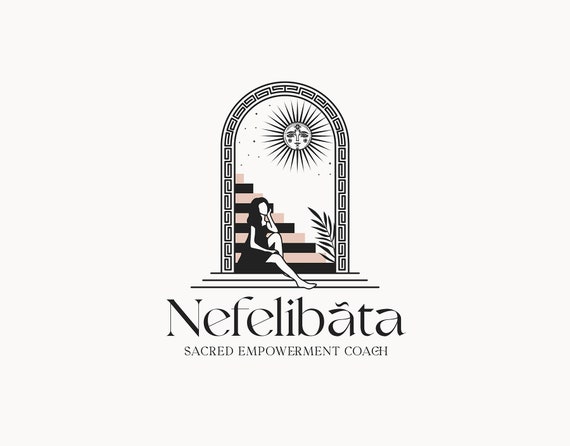 NEFELIBATA 44 Eclectic Logo Design sacred, Magical, Coaching