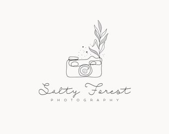 SALTY FOREST  | 30 |  Eclectic Logo Design (photographer, camera, eco, holistic, forest, studio, wedding, photography, memories)