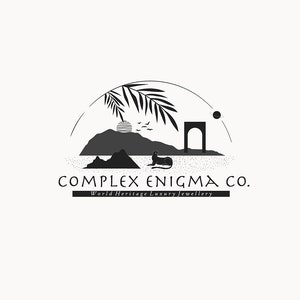 COMPLEX ENIGMA  | 16 |  Modern Minimal Logo Design (stylish, eclectic, tropical, travel, dreaming, mountain, gate, tiger, photography logo)