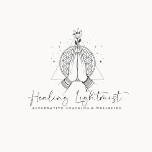 HEALING LIGHTMIST / 20 / Design del logo minimalista ed eclettico (prana, mistico, sacro, yoga, namaste, albero della vita, benessere, coaching)