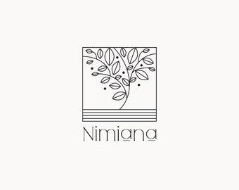 NIMIANA | 35 |  Eclectic Minimal Logo Design (botanical, square, deco, tree, nature, folklore, beauty, apothecary, interior, photography)