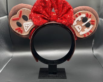 Angry Kalamoras inspired mouse ear. Moana coconut villians ear headband.