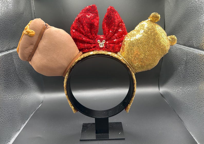 Winnie the Pooh inspired mouse ears. Pooh Bear and hunny pot ear headband. image 8