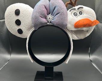 Olaf inspired mouse ears. “Warm Hugs” ear headband. Frozen movie inspired