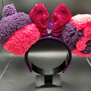Cheshire Cat inspired mouse ears. Grinning cat from Alice in Wonderland ear headband image 6