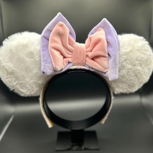 Daisy Duck inspired mouse ears. Pastel duck ear headband.