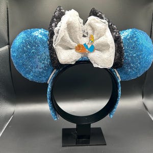 Wonderland mouse ears. Alice in Wonderland inspired ear headband. image 2