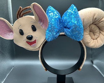 Baby KangaRoo mouse ears. Roo (from Winnie the Pooh) inspired ear headband. Animated ears