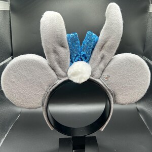 Judy Hopps-inspirerat pannband med kaninöron, Zootropolis-musöron bild 8