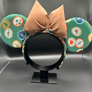 Wilderness explorer badges mouse ears. Up movie ear headband