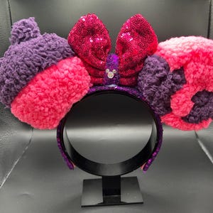 Cheshire Cat inspired mouse ears. Grinning cat from Alice in Wonderland ear headband image 7