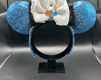 Wonderland mouse ears. Alice in Wonderland inspired ear headband.