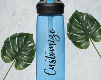 Back to School Personalized Water Bottle, Kids Name Water Bottle, Waterbottle for School - Sports water bottleSports water bottle