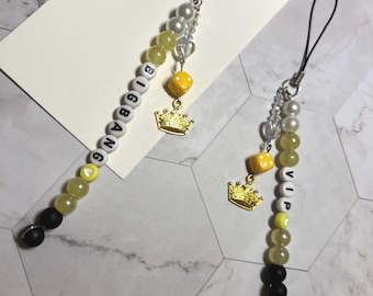 Charmes de téléphone inspirés de la main de fan VIP de Kpop, breloques bâton lumineux