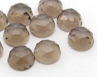 Smoky Quartz Rose Cut Cabochon ~ Various Sizes