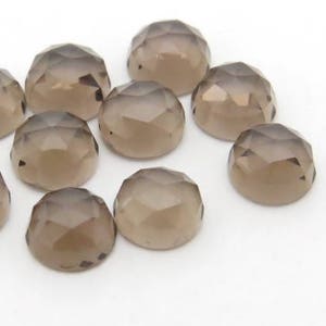 Smoky Quartz Rose Cut Cabochon ~ Various Sizes