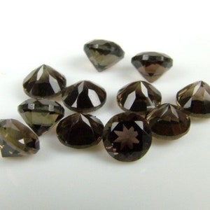 Smoky Quartz Faceted Round ~ Various Sizes