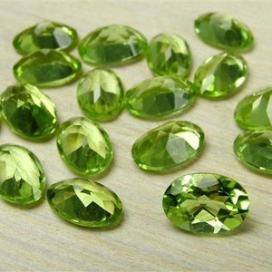 Peridot Faceted Oval ~ Various Sizes