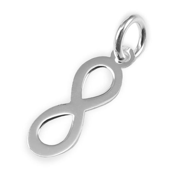 Breloque infini en argent sterling 14 mm