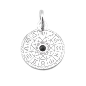 Sterling Silver Horoscope Charm 11mm