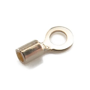 Gold Filled Crimp End Cap 1mm ID